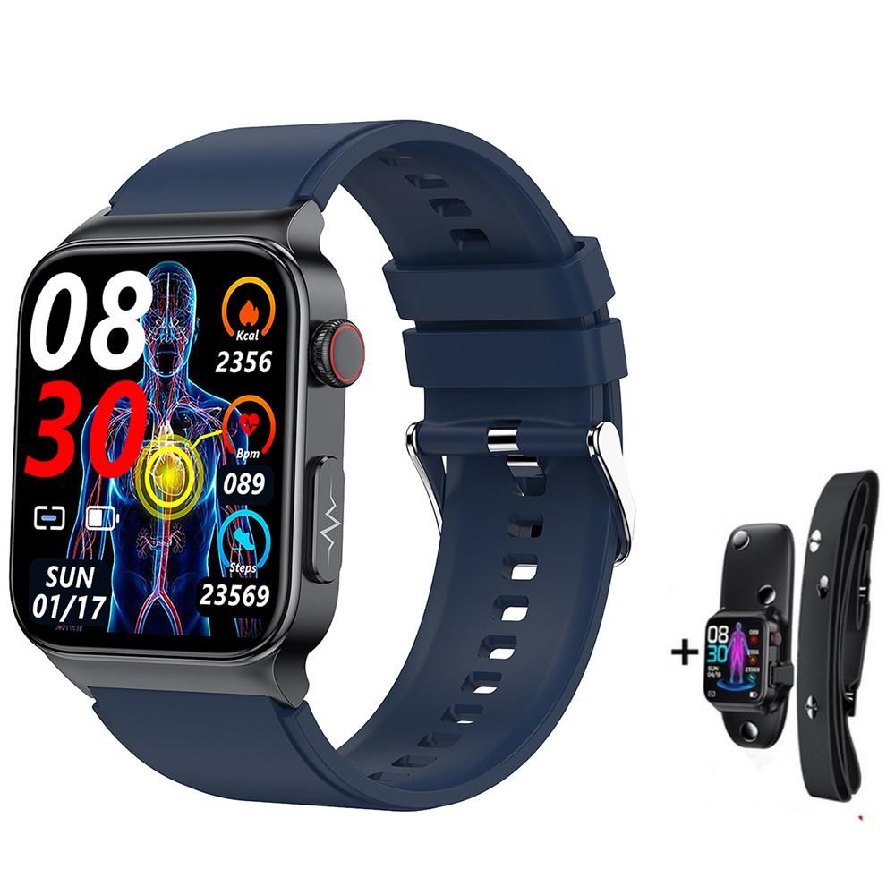 Smart Watch Comprehensive Health Monitoring  Blood Sugar ECG Personalized Dial  BT5.1 Watch Smart Watch  Sports Waterproof  Heart Rate Monitor  Glucose Monitor Watch