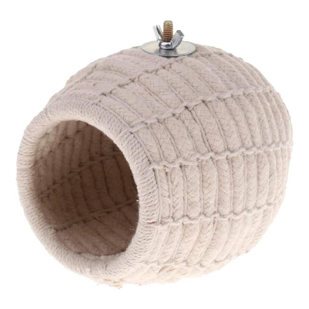 Rope Weave Bird Breeding Nest Bed House Toy for Budgie