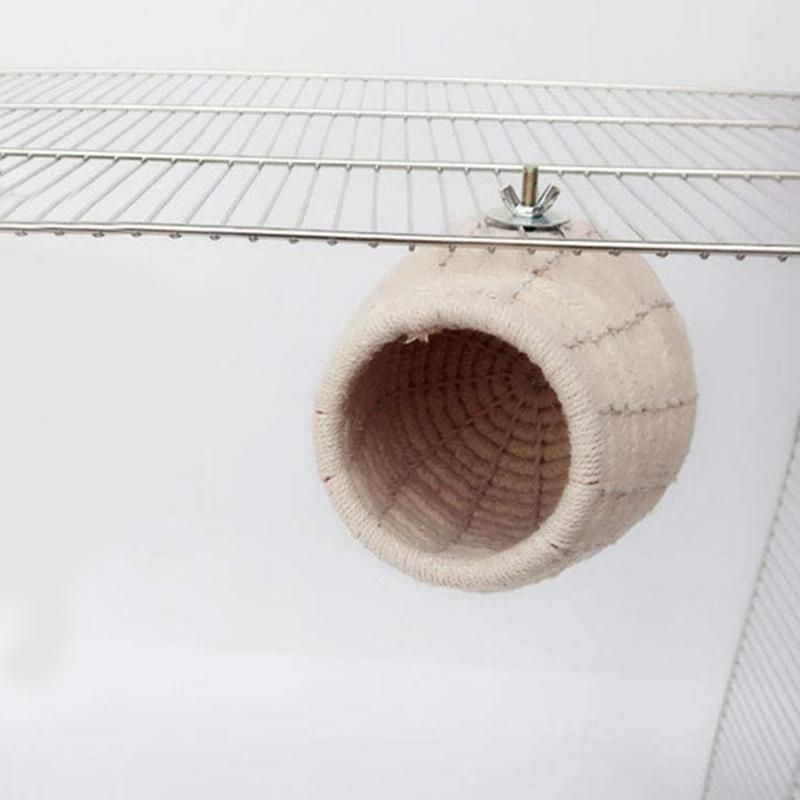 Rope Weave Bird Breeding Nest Bed House Toy for Budgie