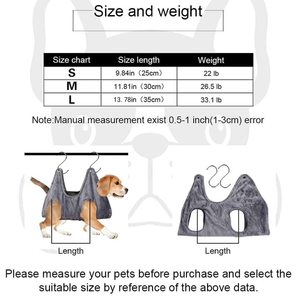 Pet Grooming Hammock Helper Multifunctional Drying Towel