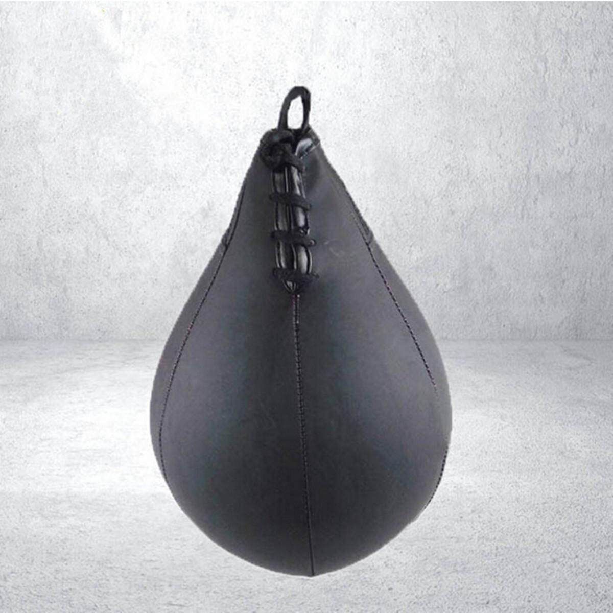 Leather MMA Junior Kids Punching Speed Ball Bearing Swivel Boxing Punch Training Black