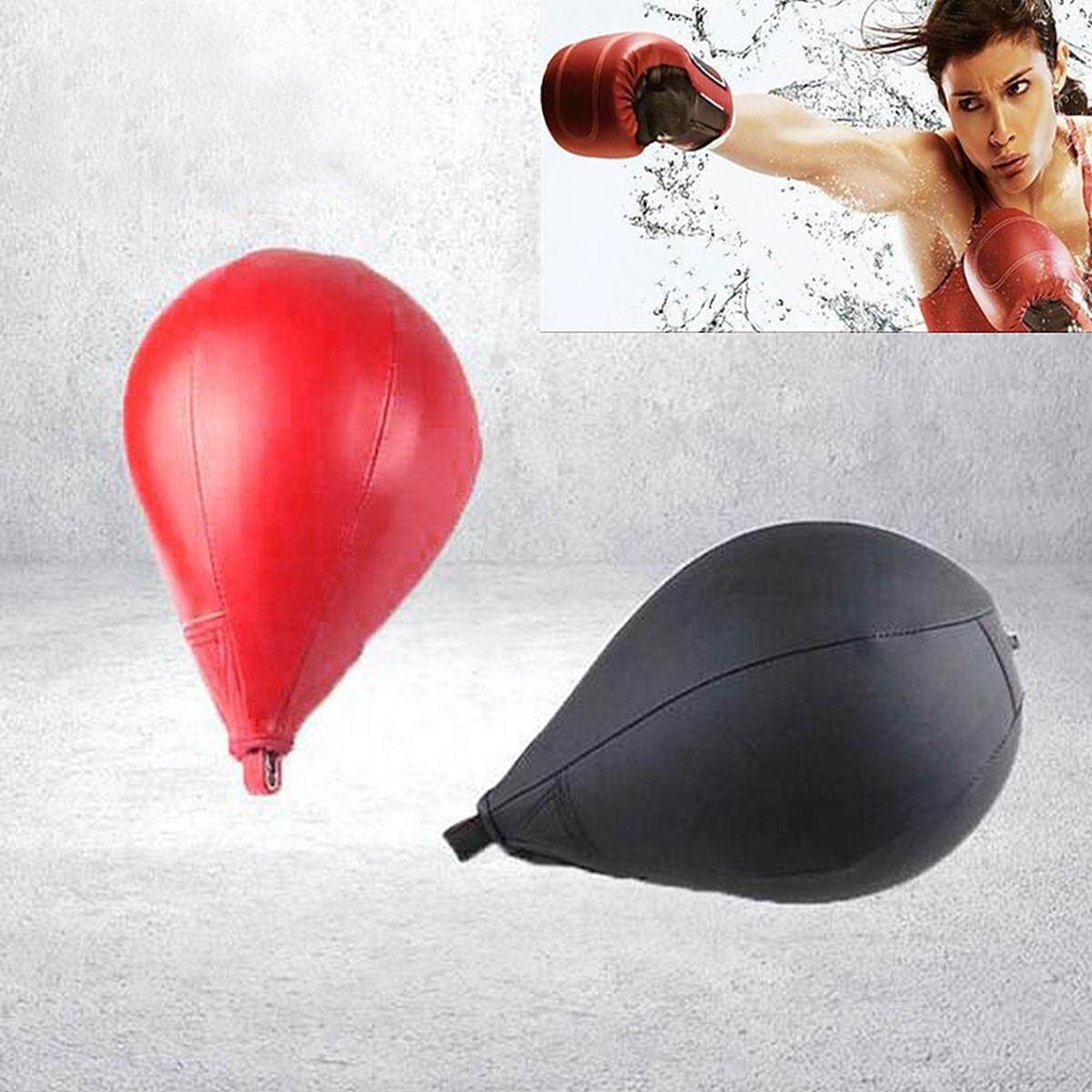 Leather MMA Junior Kids Punching Speed Ball Bearing Swivel Boxing Punch Training Black