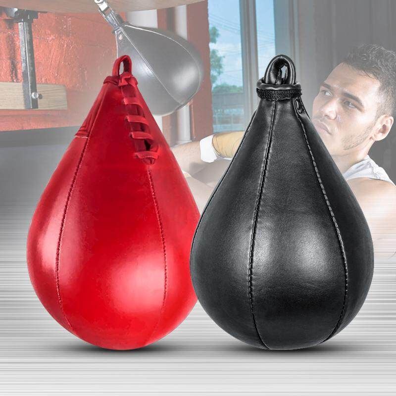 Leather MMA Junior Kids Punching Speed Ball Bearing Swivel Boxing Punch Training Black