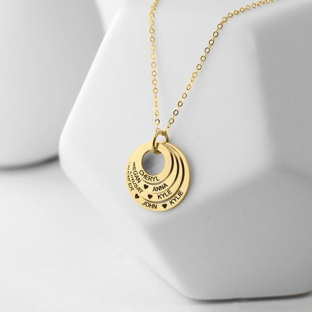 Customized Engraved Name Pendant Necklac for Woman Personalized Friendship Necklace Stainless Steel Jewelry Collar Personalizado