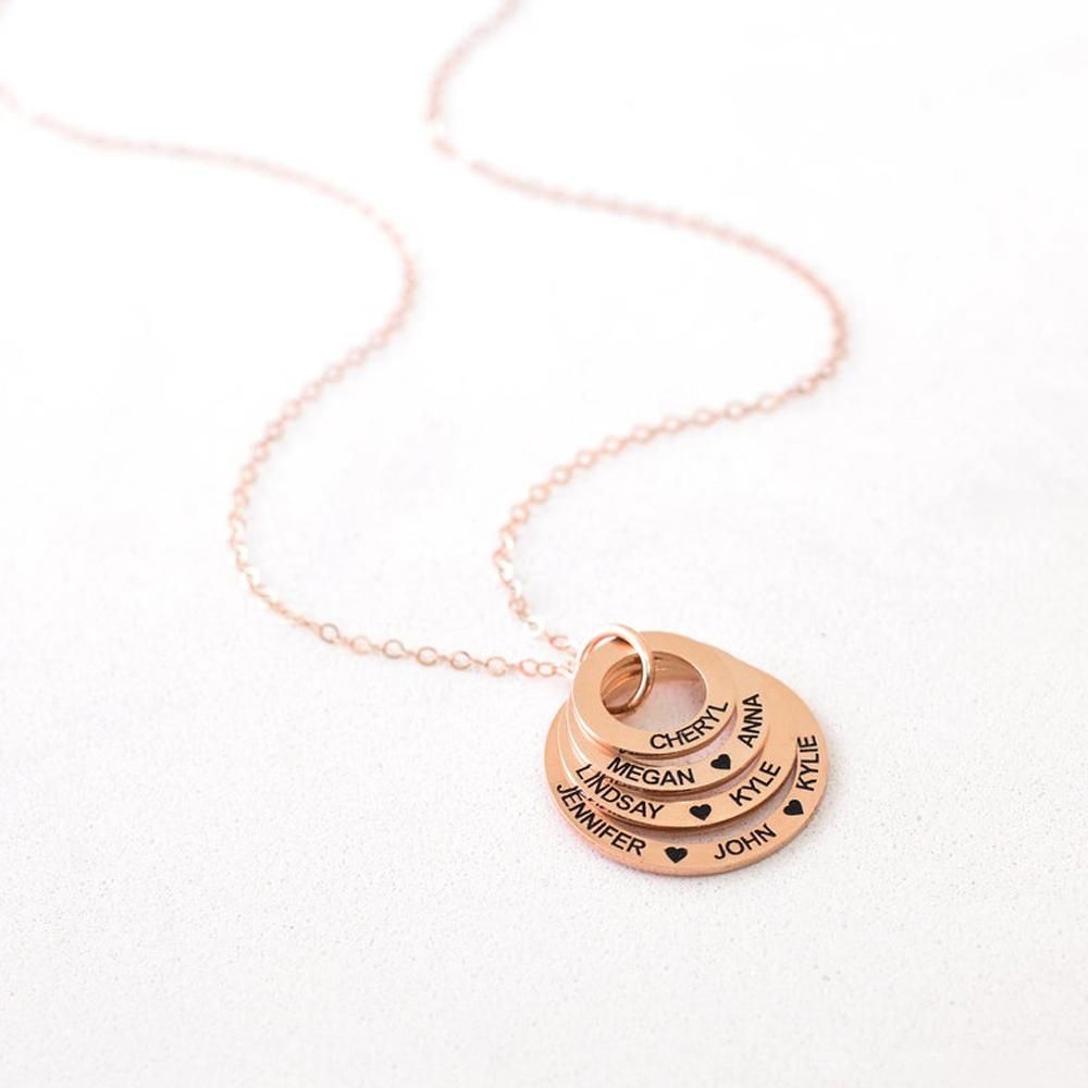 Customized Engraved Name Pendant Necklac for Woman Personalized Friendship Necklace Stainless Steel Jewelry Collar Personalizado