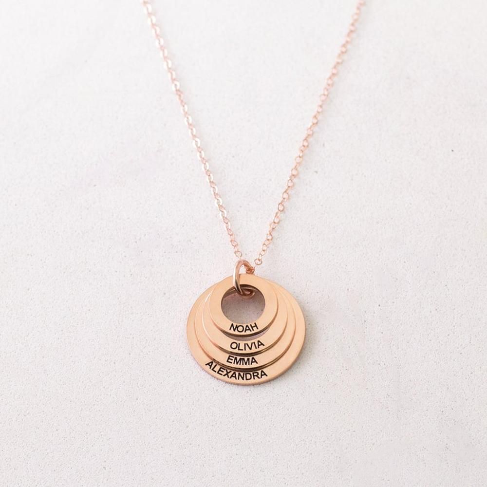 Customized Engraved Name Pendant Necklac for Woman Personalized Friendship Necklace Stainless Steel Jewelry Collar Personalizado