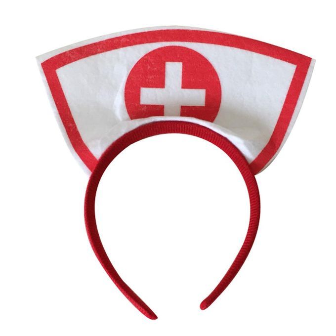 Nurse Costume Headband Garter  Pen Women's Party Fancy Dress