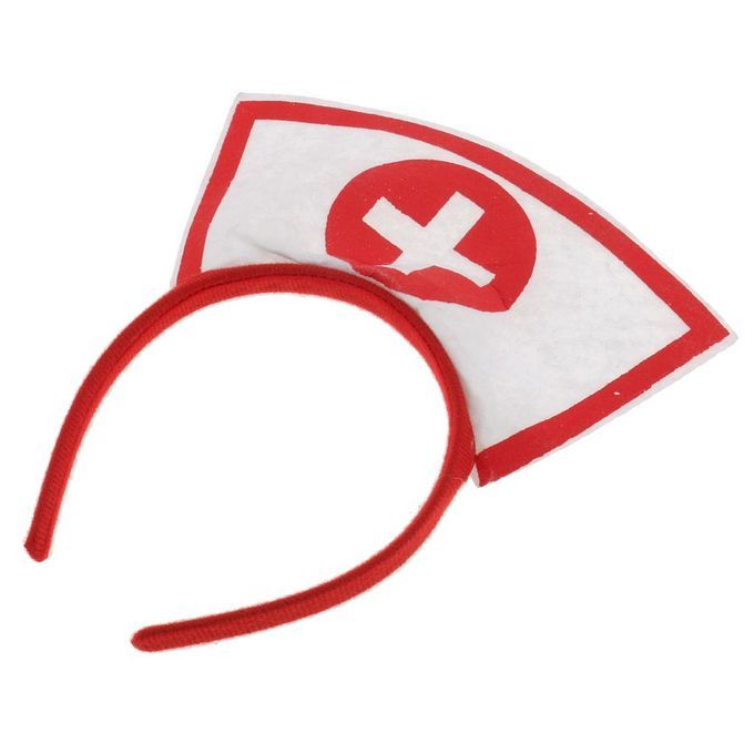 Nurse Costume Headband Garter  Pen Women's Party Fancy Dress