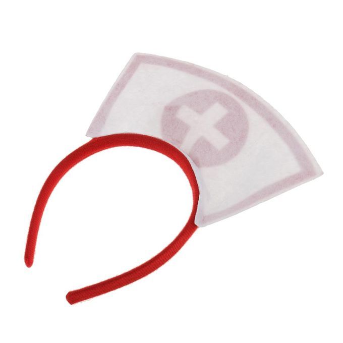 Nurse Costume Headband Garter  Pen Women's Party Fancy Dress