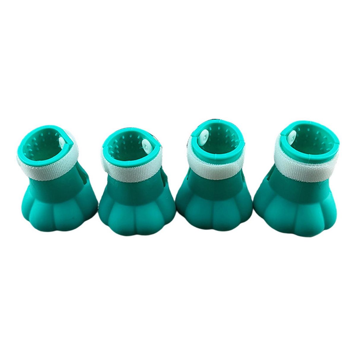 4Pcs Cat Claw Covers Feeding Drugs Cat Foot Claw Covers Light Blue