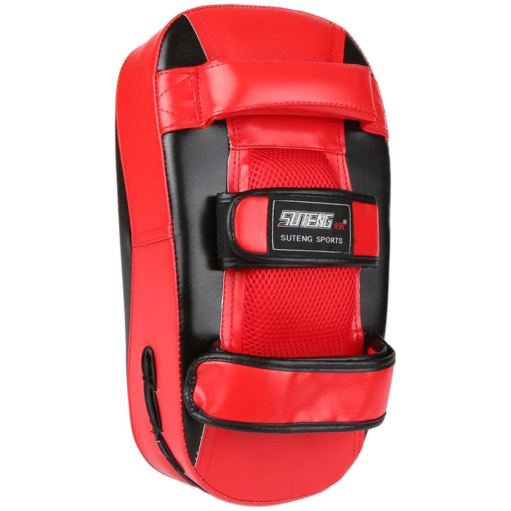Boxing Glove Kick Boxing Muay Thai Punching Pad Curved Strike Shield Boxing Training Mitt Punching Pad Outdoor Sports Mitten Boxing Practice Equipment Boxing Pad Arm Pad for Men and Women