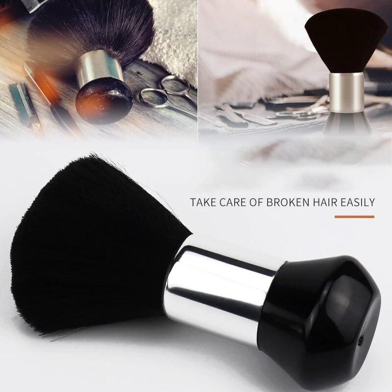 1pcs High Quality Black Soft Haircut Cleaning Brush Barber Neck Duster broken hair Brush Hair Tools