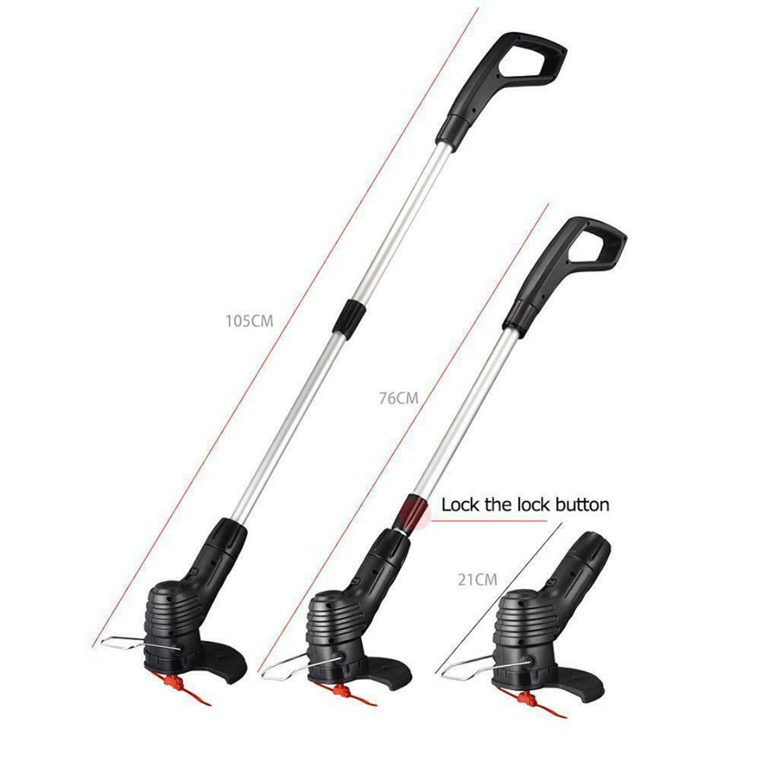 Small Cordless Bionic Trimmer Handheld Weed String Cutter Gardening Tool Rechargeable Stretchable GrLawn Mower