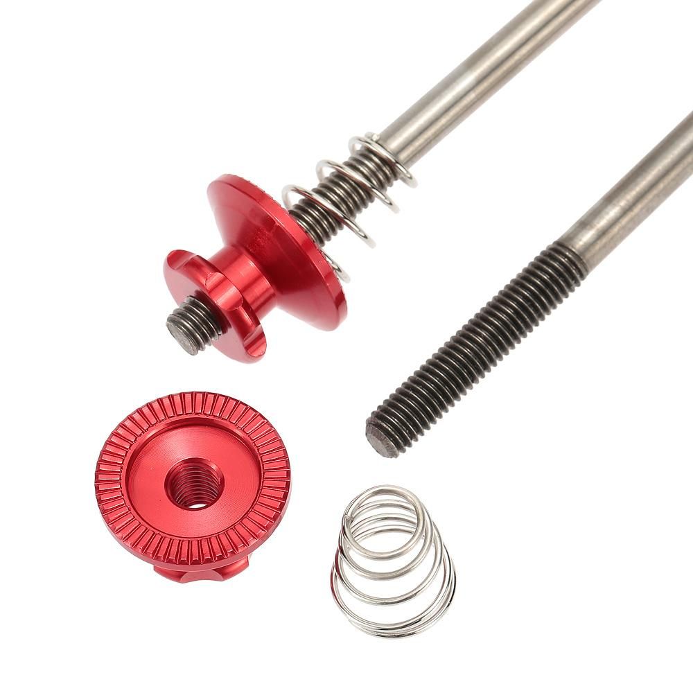 Lixada 2Pcs Ultralight Bicycle Skewers Quick Release Titanium Axle QR Skewer Mountain Road Bike Bicycle Cycling MTB Wheel Hub Skewers
