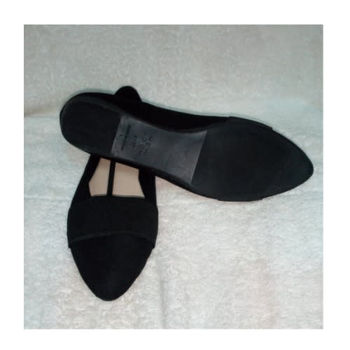 Ladies Suede Office Flat Shoe