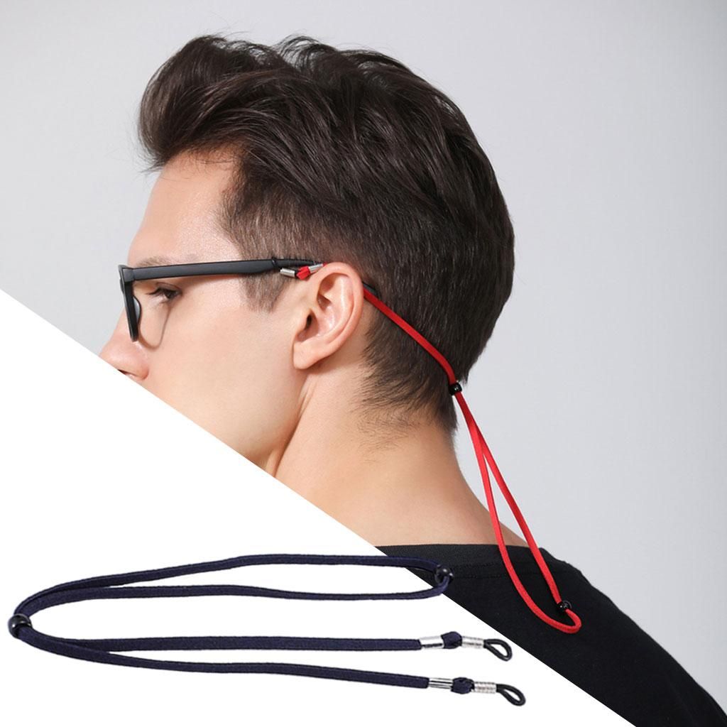 Eyeglass Strap Rope Eyewear Retainer Eyeglasses Chains Men  Dark Blue