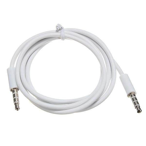 New 4 Pole 1m 3.5mm Male-Male Connect Cable Record Car Aux Audio Cord Headphone