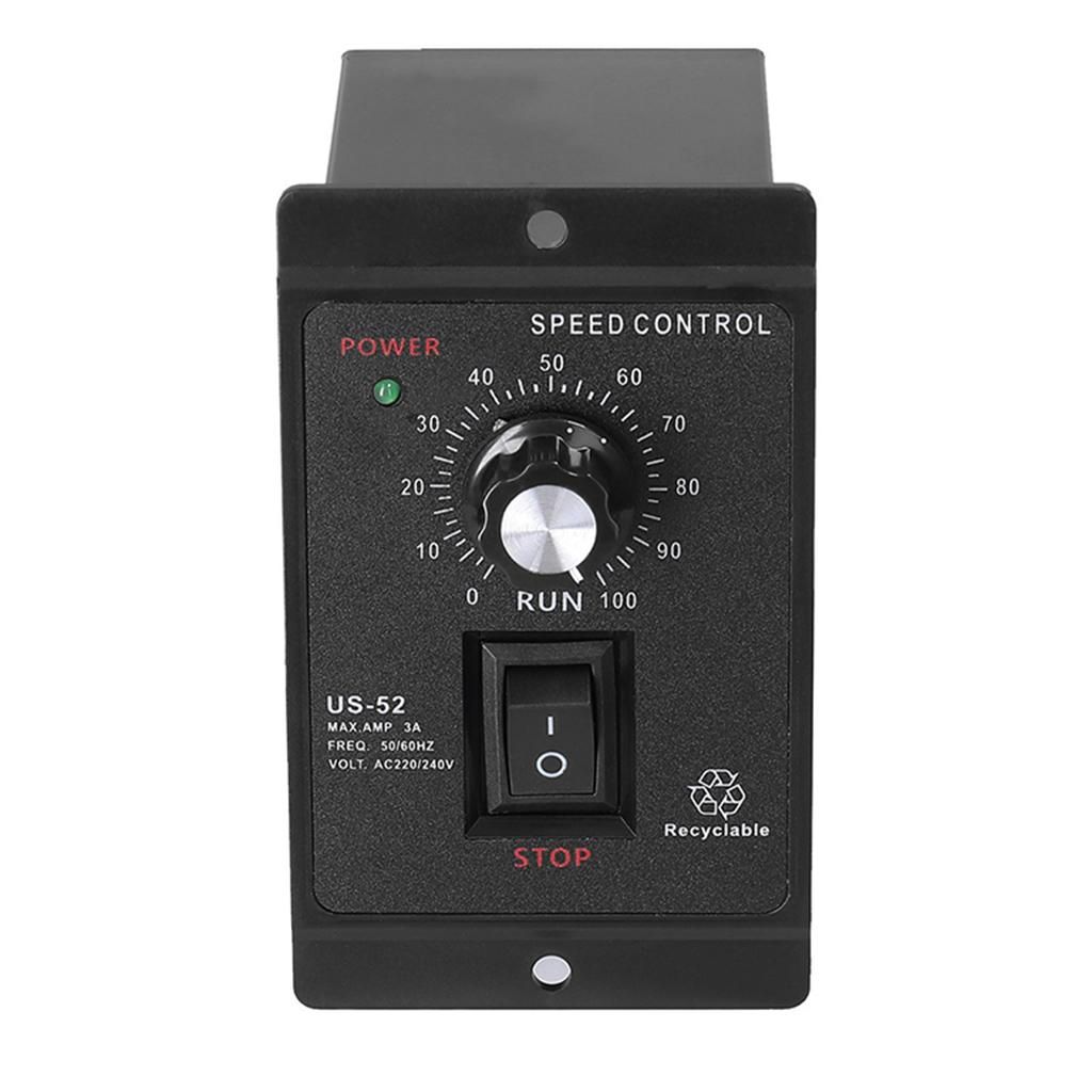 AC 220V 50/60Hz Single Phase AC Motor Speed Controller Electric Motor