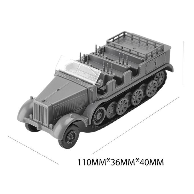 German SD.Kfz. 7 Armored Vehicle Realistic Display Model Classic Kids