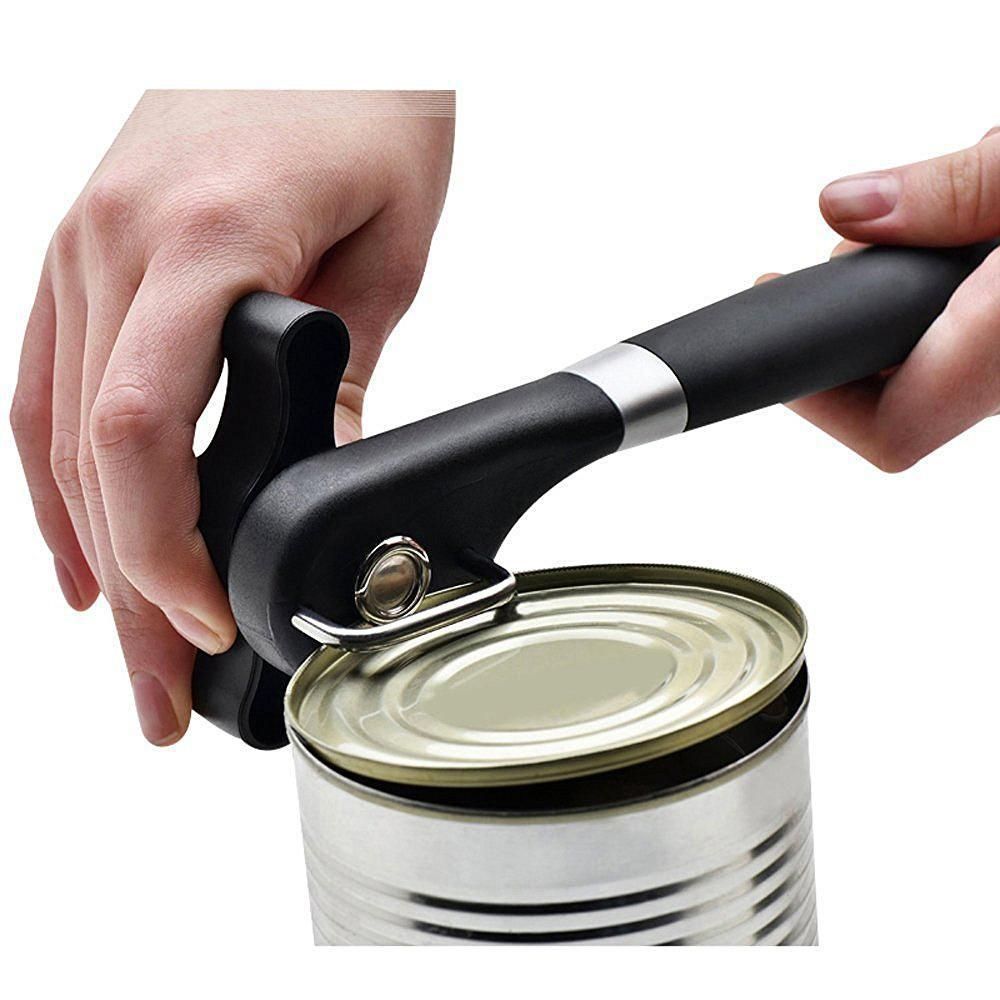 EsoGoal Stainless Steel Can Opener Smooth Edge Handy Turn