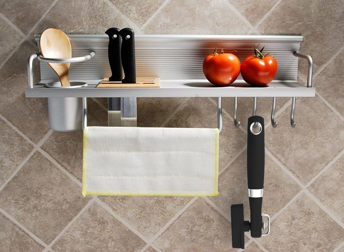 EsoGoal Stainless Steel Can Opener Smooth Edge Handy Turn