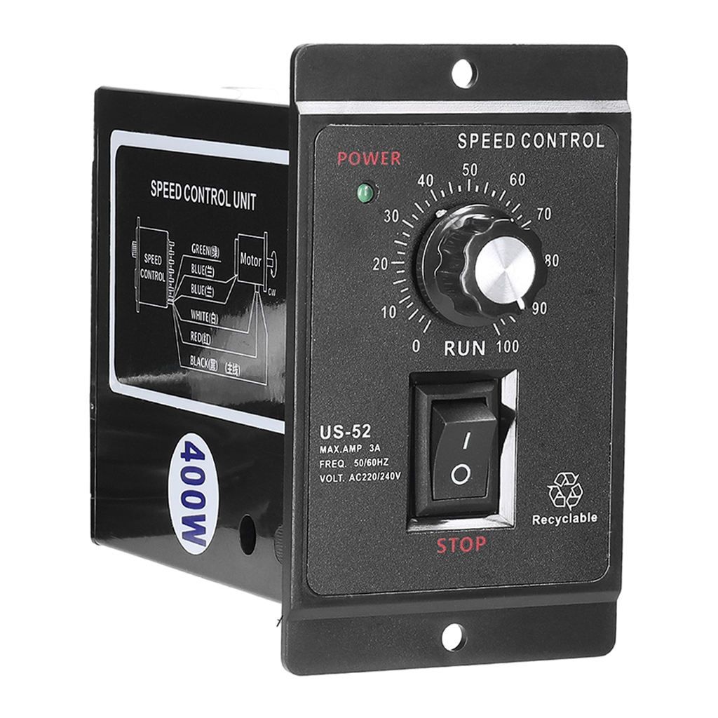 Variable Motor Speed Controller AC220V 400W Pinpoint Regulator For
