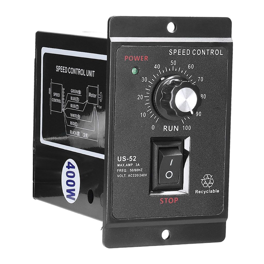 Variable Motor Speed Controller AC220V 400W Pinpoint Regulator For
