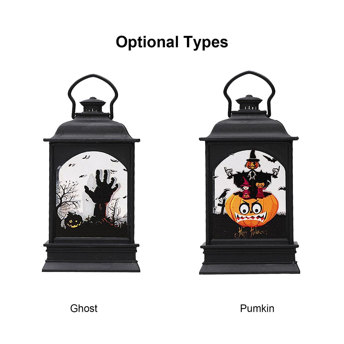 LEDs Pumkins Design Handheld Lantern Night Light Decorative Beside Lamp Constant Bright Effects Cell Powered Operated Warm White for Halloweens Festival Home Party Decoration Deco Theme Restaurant Gift Present