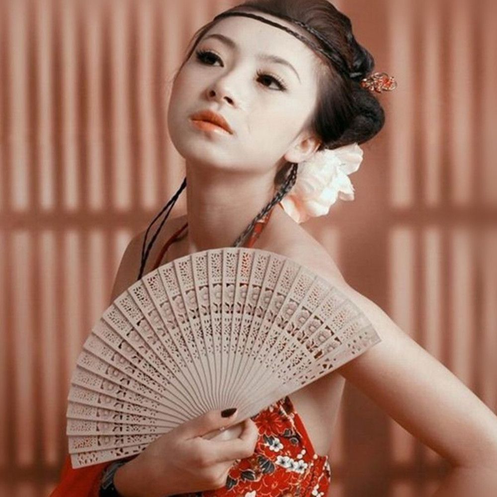 Held Folding Chinese 2019 For Hand Bamboo Party Fan G614 Classic Wedding Favor Carved New Fan Fans Outdoor Hand Folding Wooden