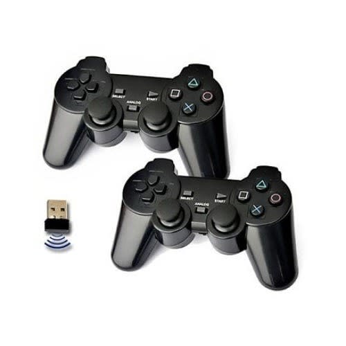 Usb Twin Wirelesses Game Pad For Laptops