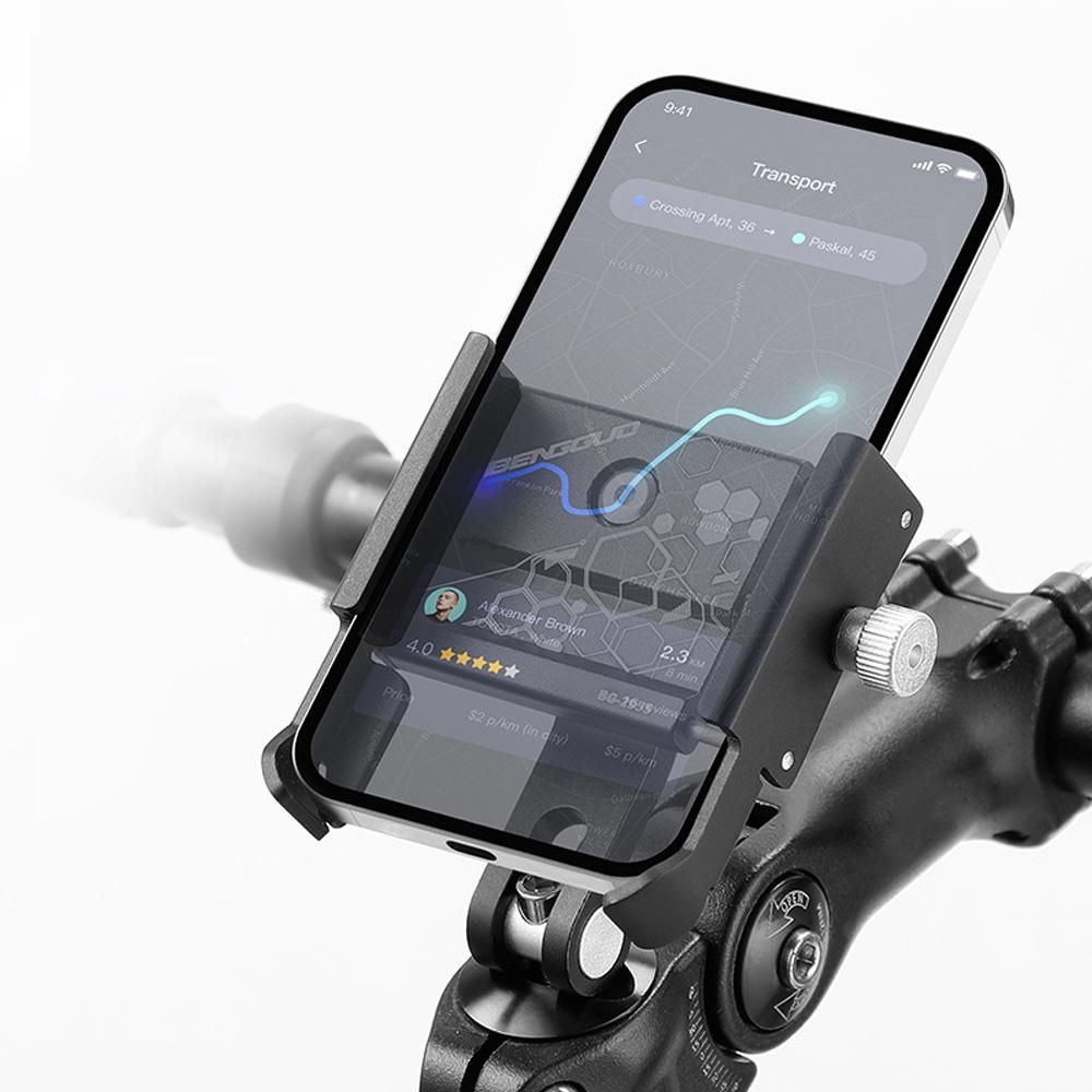 Mobile Phone Holder Bicycle Smartphone Holder Rotating Mobile Phone Clamp
