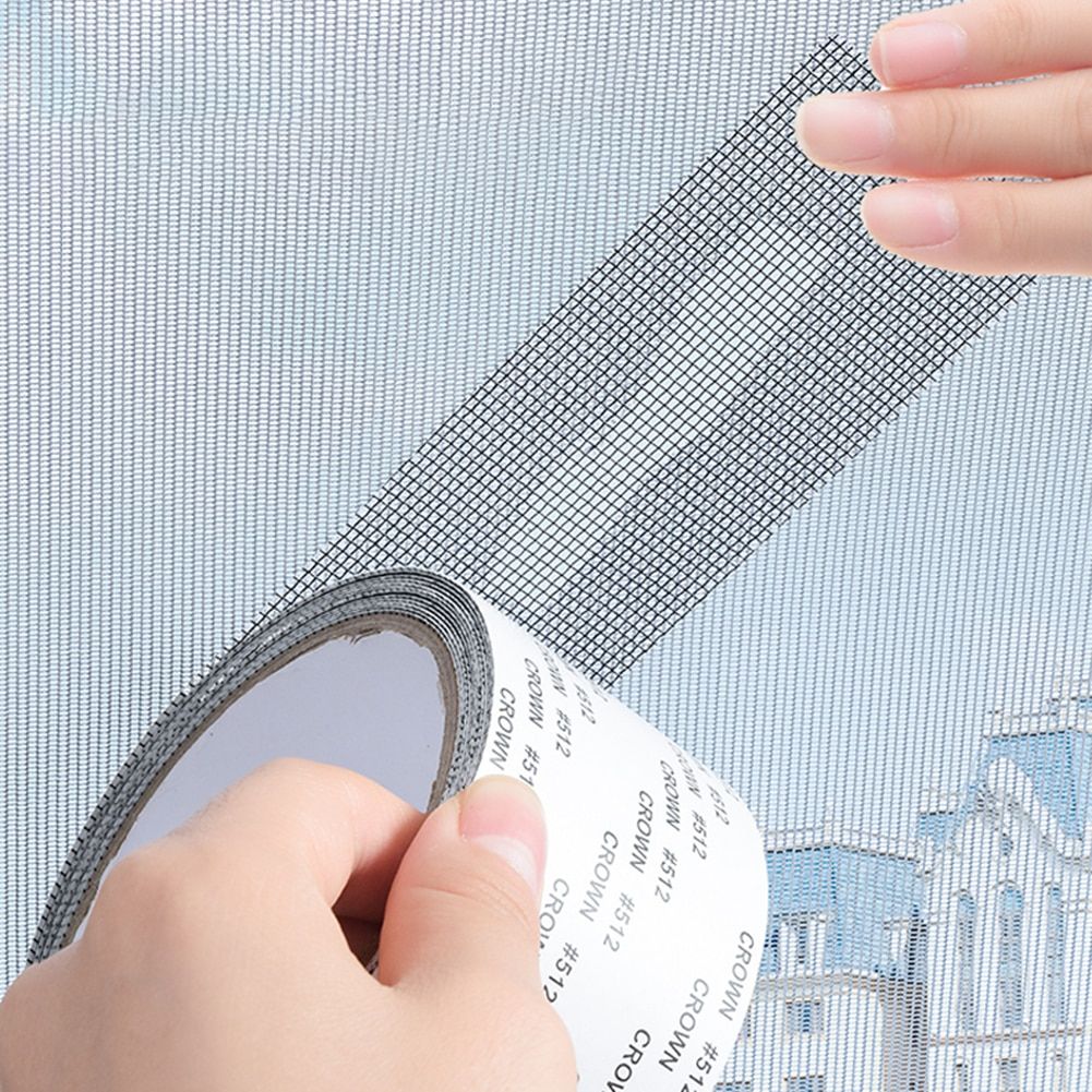 Adhesive Window Net Anti-Mosquito Mesh Screen Window Door Patch Repair