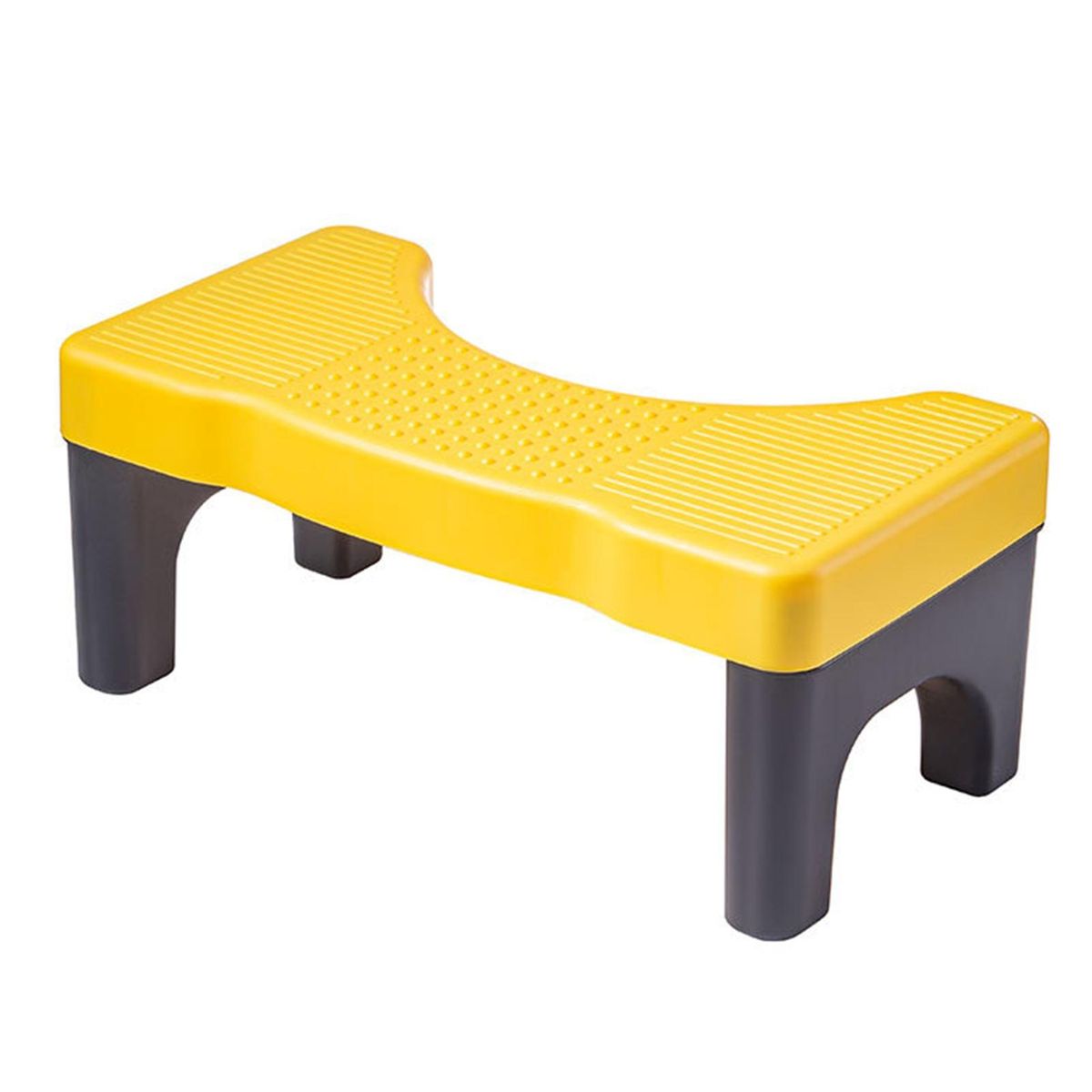 Pregnant Women Potty Stool Squatease Portable Non-slip Toilet for Ages Black and Yellow