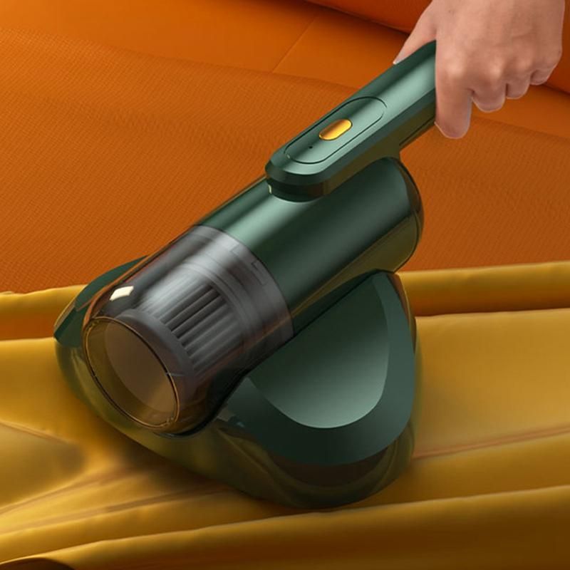 Mite Remover Portable Dust Collector Wireless Home Bed Quilt Pillow Carpet Sofa Mite Remover Handheld Vacuum Clean Green