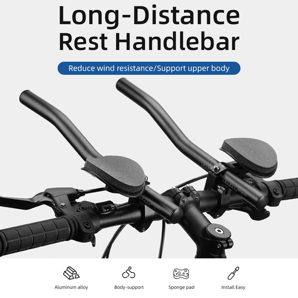 Bicycle Rest Handlebars Adjustable Bicycle Triathlon