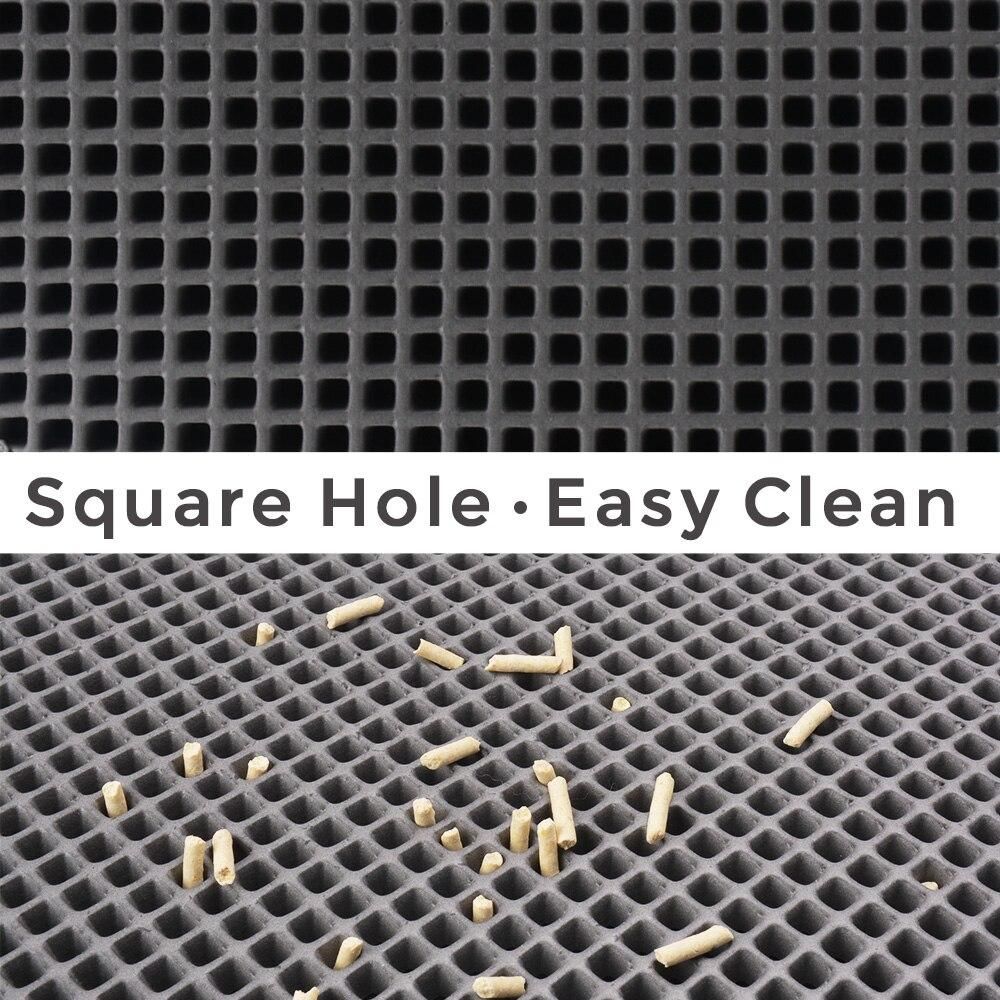 Pet Cat Litter Mat Double Layer Waterproof Litter Cat Bed Pads For Cats House Clean Super Light Easy To Carry Smooth Surface