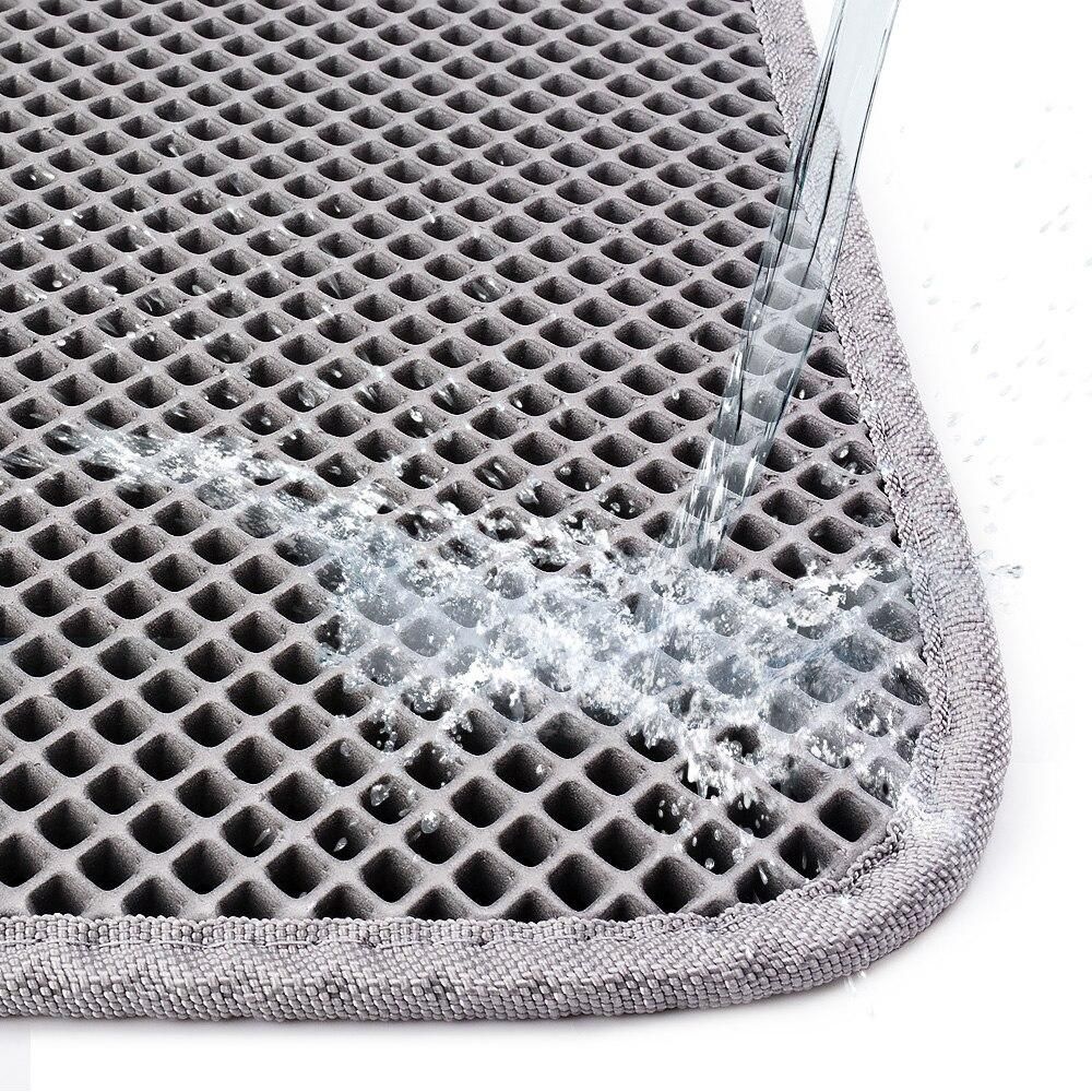 Pet Cat Litter Mat Double Layer Waterproof Litter Cat Bed Pads For Cats House Clean Super Light Easy To Carry Smooth Surface