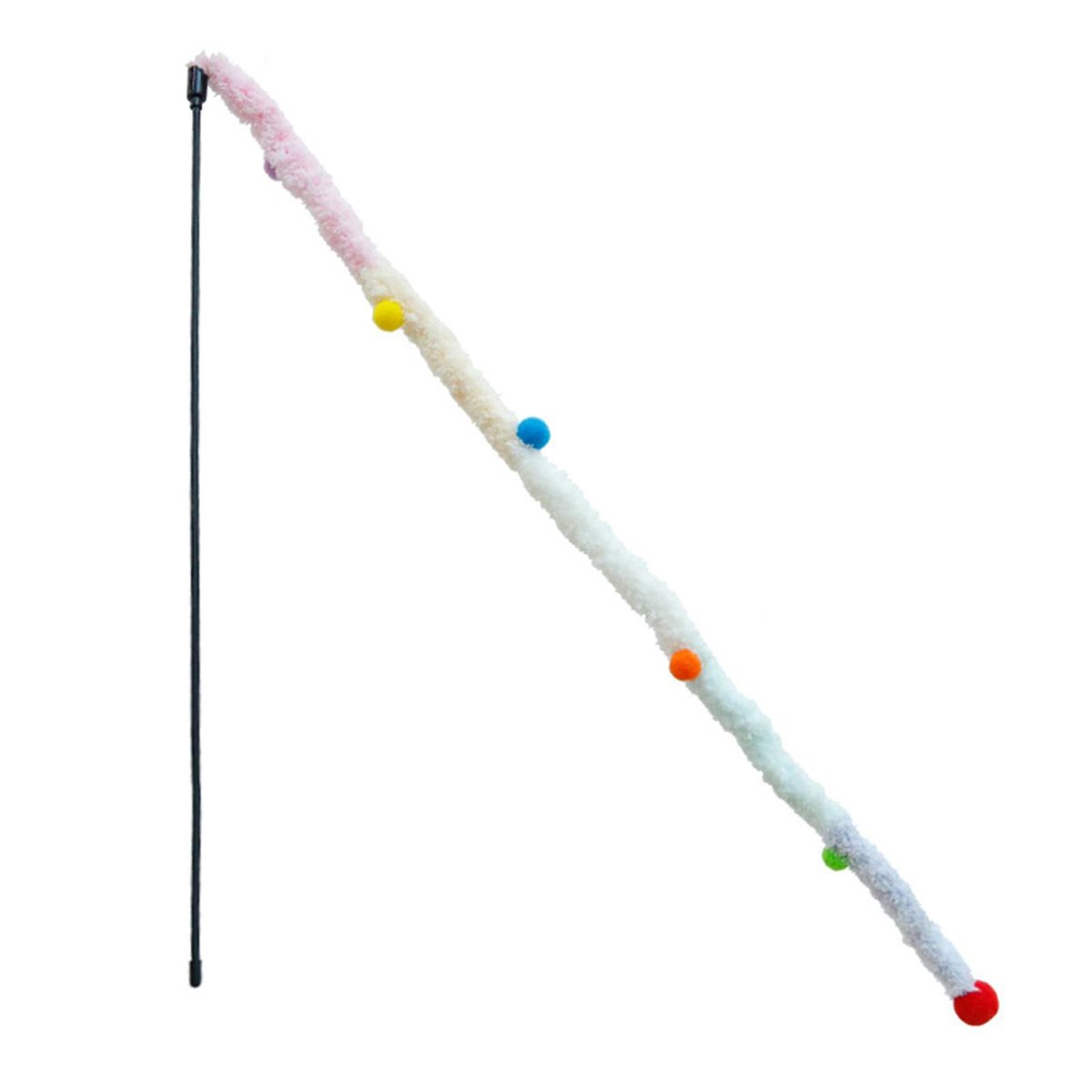 Cat Teaser Rod Cat Teaser Wand Toy Pet Accessories Multicolor