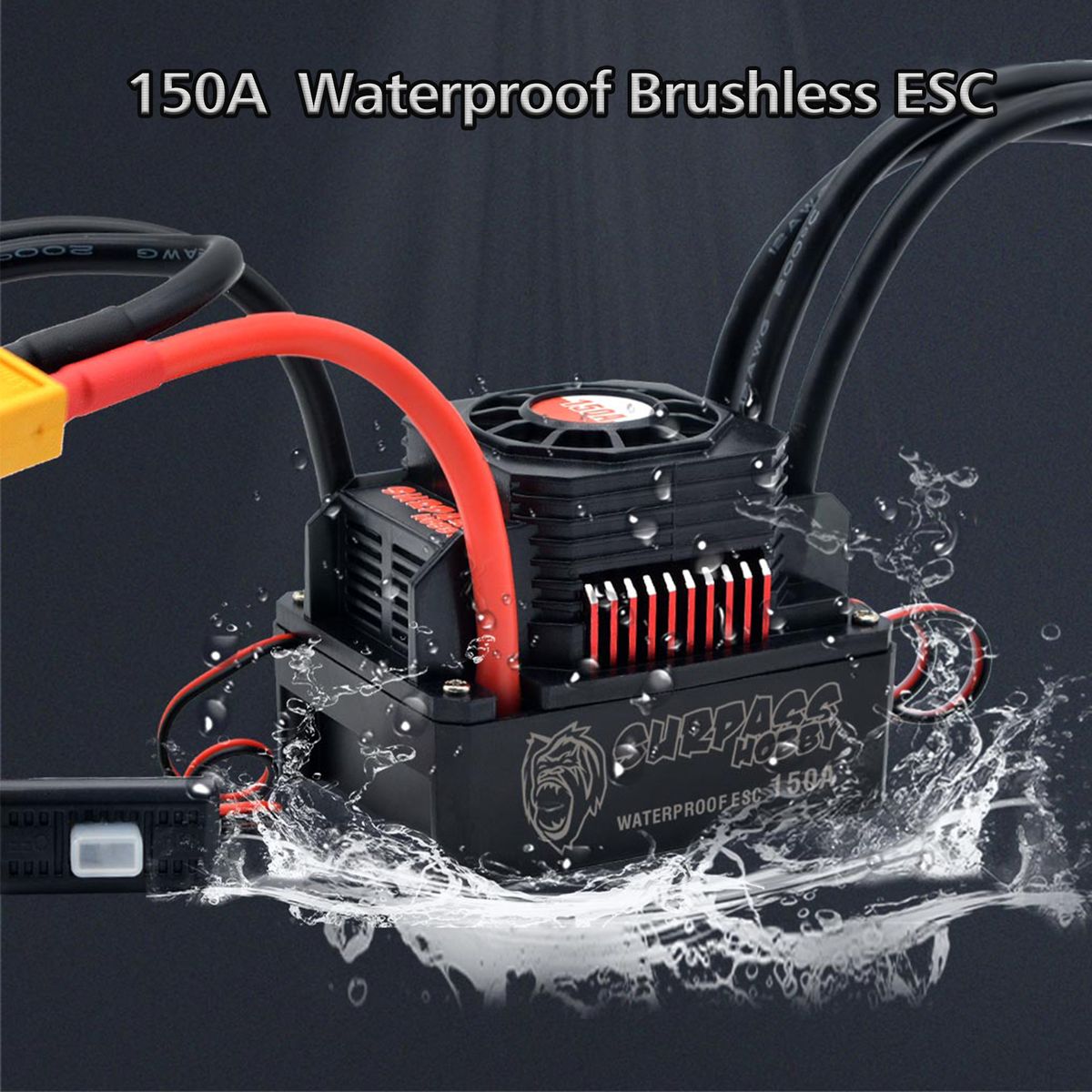 2000 KV 4076 Brushless Motor Waterproof 150A Brushless ESC