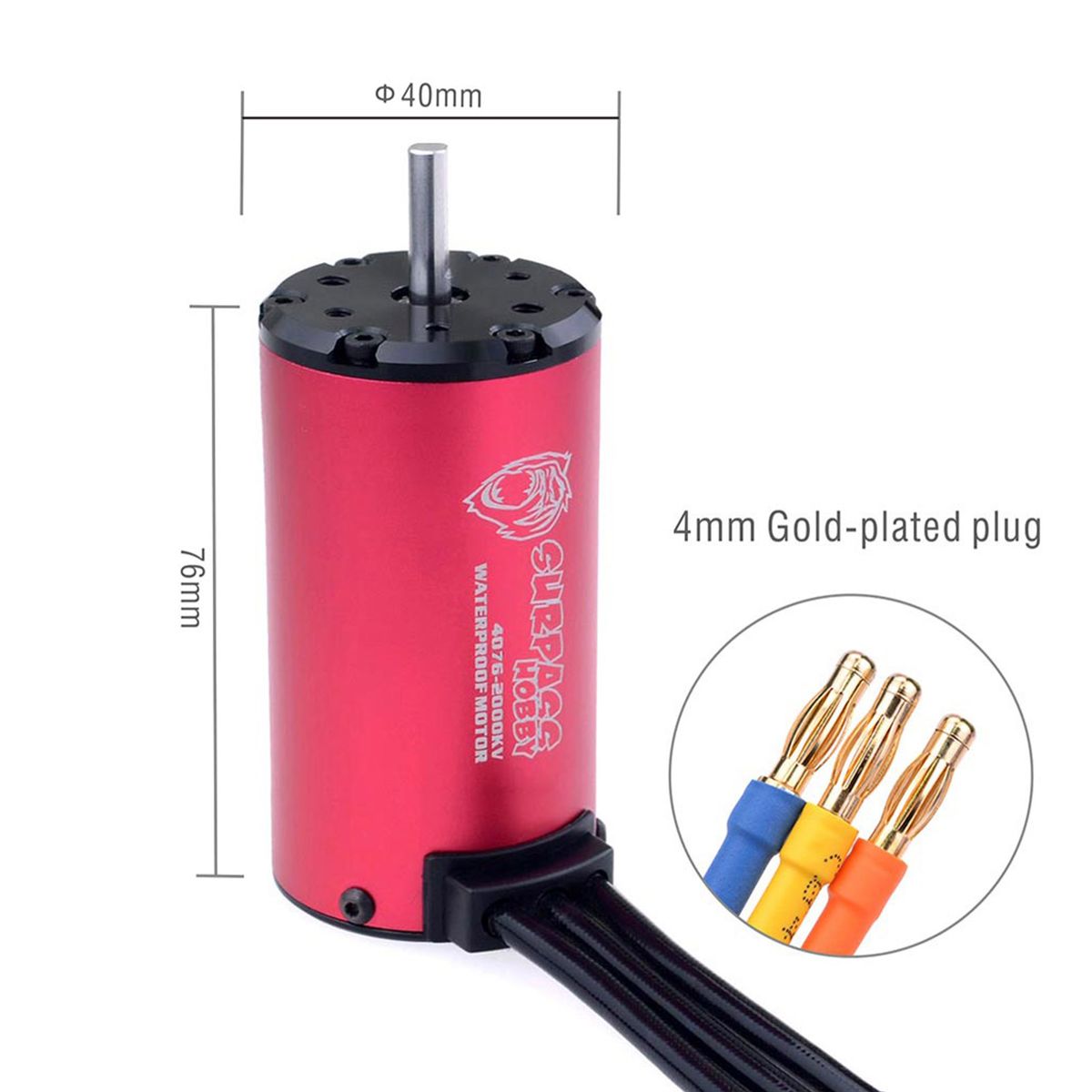 2000 KV 4076 Brushless Motor Waterproof 150A Brushless ESC