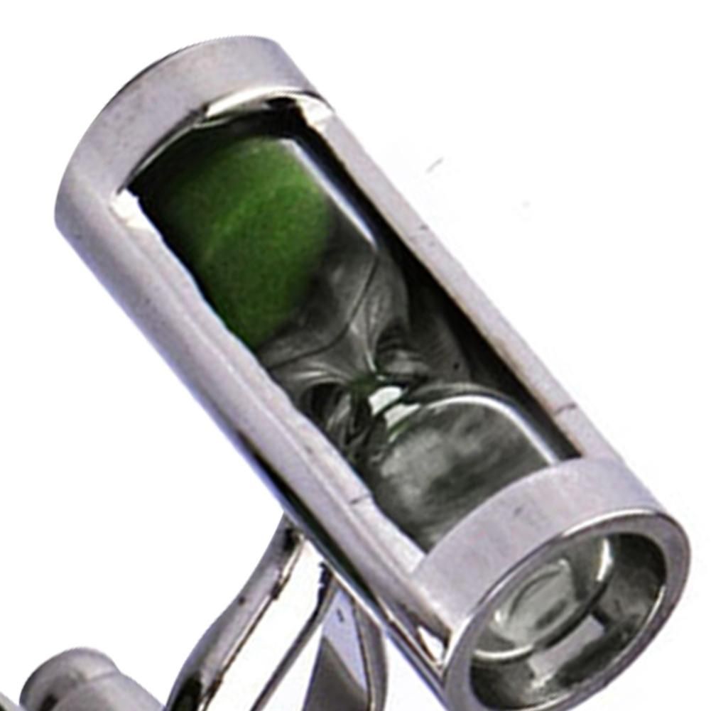 Novelty Green Hourglass Cufflinks for Mens Shirt