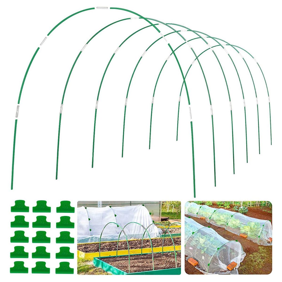 1 Set Plant Cover Plant Protection Tent Arch Support Kit