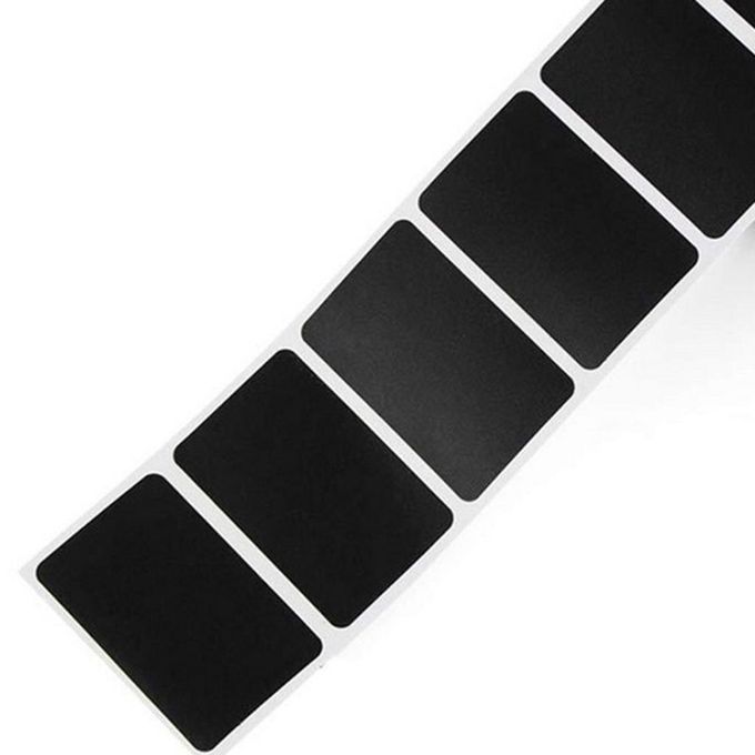 300x Reusable Labels Stickers Decal Chalkboard Black Kitchen Jar
