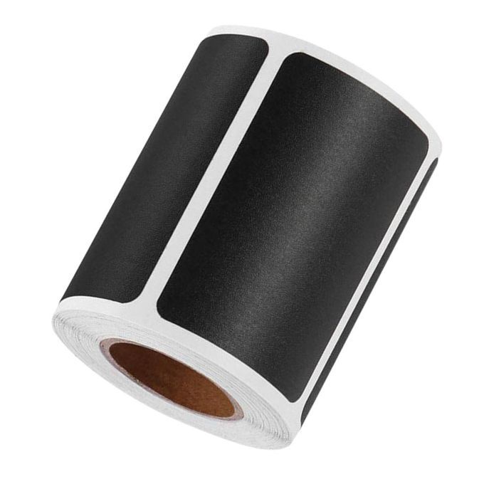 300x Reusable Labels Stickers Decal Chalkboard Black Kitchen Jar