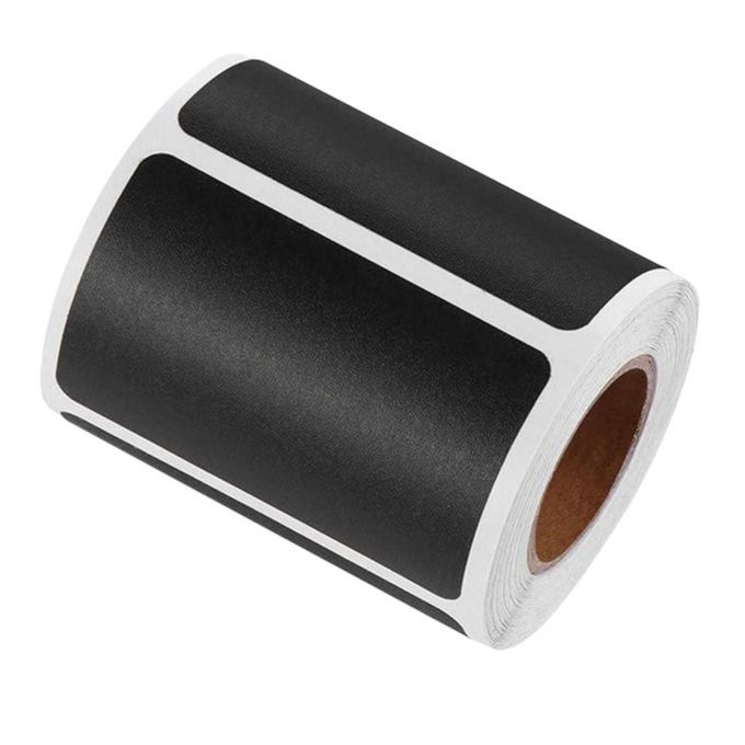 300x Reusable Labels Stickers Decal Chalkboard Black Kitchen Jar