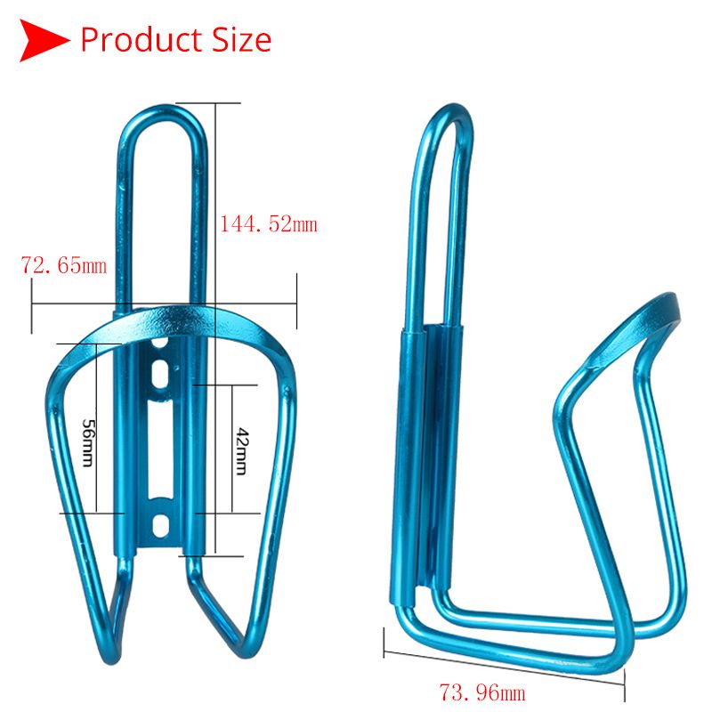 2pc Aluminum Alloy Bottle Holder Mtb Bike Waterbottle Cage