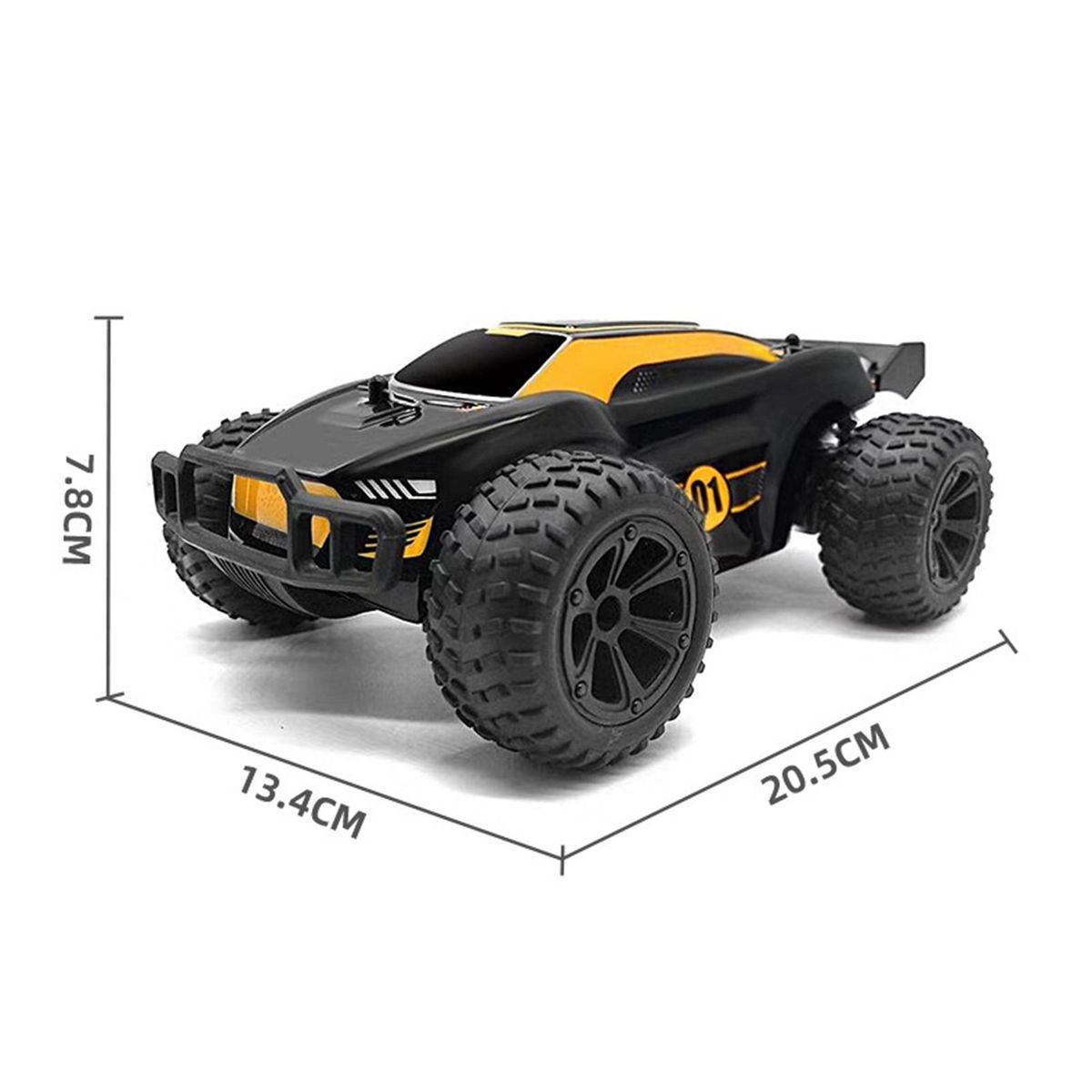 RC Race Car Remote Control Car Off-Road Racing Vehicle Toy Yellow