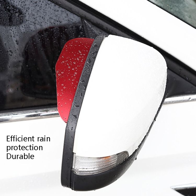 Car Rear View Mirror Rain Eyebrow Cover DM-104 (Black)