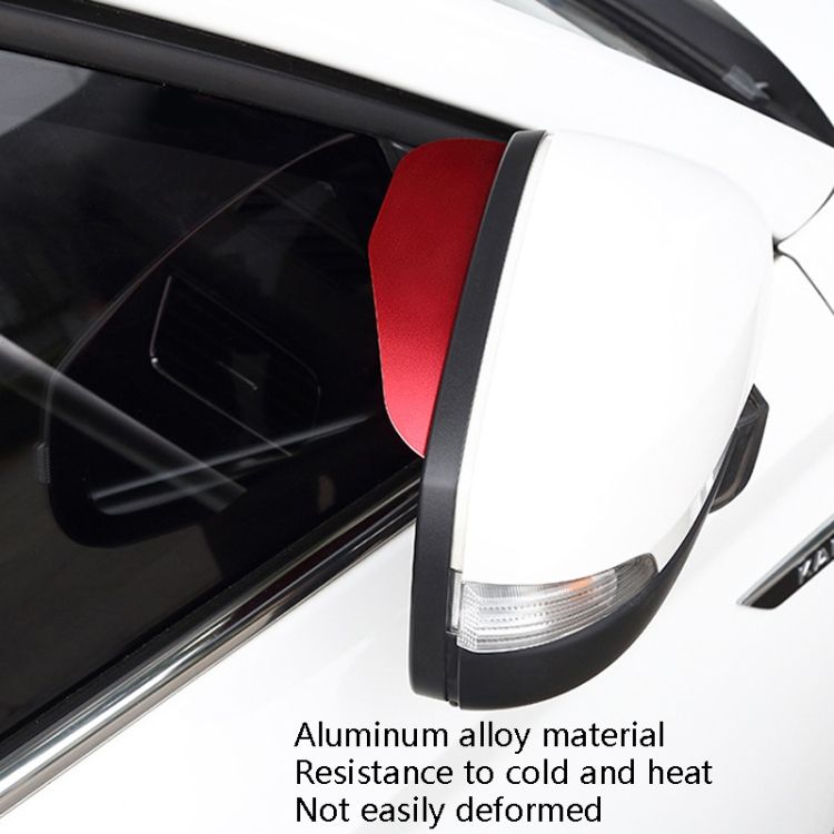 Car Rear View Mirror Rain Eyebrow Cover DM-104 (Black)