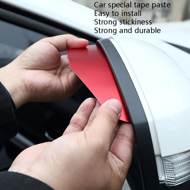 Car Rear View Mirror Rain Eyebrow Cover DM-104 (Black)